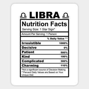 Libra Facts Magnet